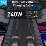 ⁦كابل أنكر USB-C إلى USB-C بطول 6 قدم (A82E2H12) – Anker USB-C to USB-C Cable 6FT A82E2H12⁩ - الصورة ⁦5⁩