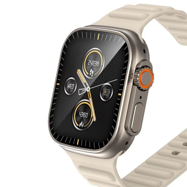 Awei H50 Ultra Smart Watch 49mm titanium metal case.