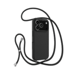 iPhone 17 Pro Crossbody Case with Adjustable Strap | جراب ايفون 17 برو بحزام تعليق كروس بودي قابل للتعديل – حماية سيليكون مرنة وعصرية - Image 3